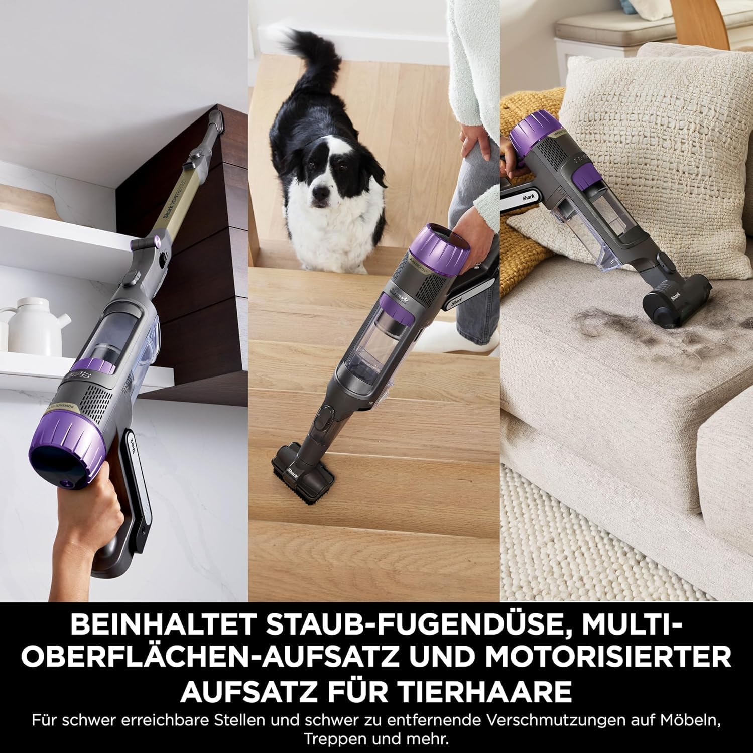 Shark Powerdetect Clean & Empty Cordless Pet Vacuum - Image 12