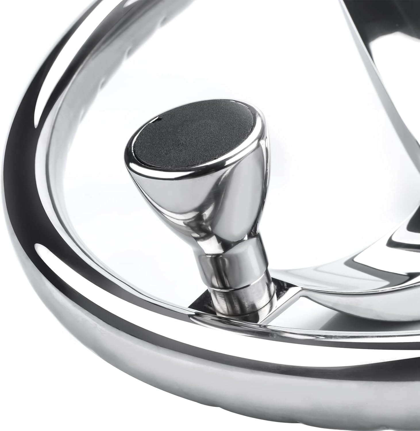 Stainless Steel Boat Steering Wheel - Image 2