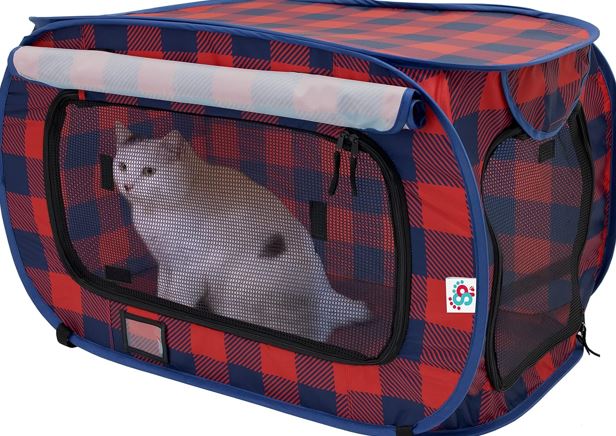 SportPet Large Pop Open Portable Holiday Kennel