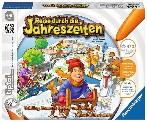 Ravensburger tiptoi Puzzle Game Journey Through the Seasons