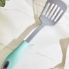 Fackelmann Soft-Grip Nylon Slotted Turner (32cm, sea-green)