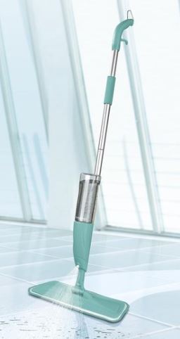 CLEANmaxx Floor Cleaning Spray Mop with Refillable Water Tank and Microfiber Pad