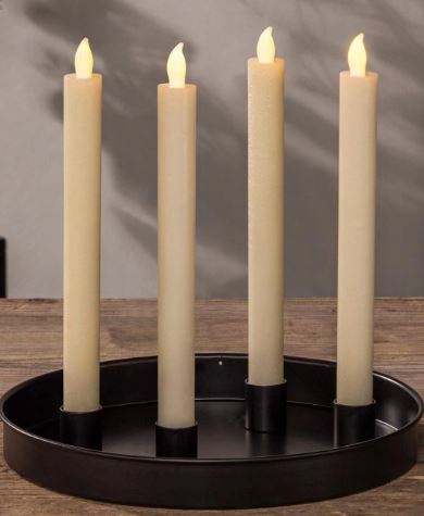 Nordhem Magnetic Metal Advent Candle Holder for 4 Candles (25cm)