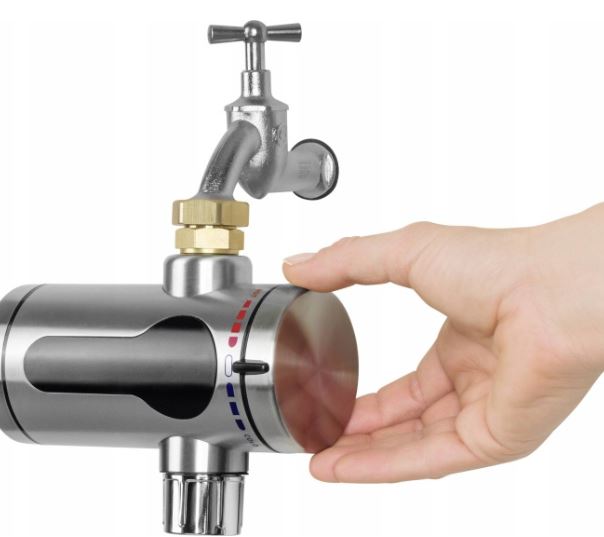 Hoberg Universal Stainless Steel Instant Electric Water Heater (3600W, IPX4)