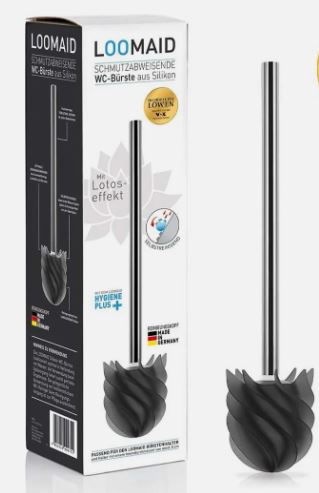 LOOMAID Lotus Effect Silicone Toilet Brush