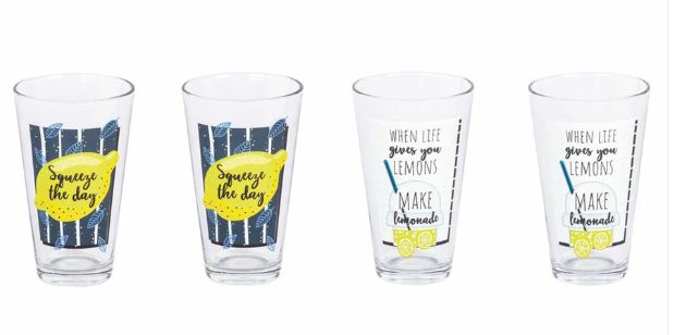 Ernesto 4-Piece Drinking Glass Set (265ml)