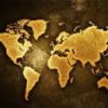 United Office Educational Political World Map Wall Poster