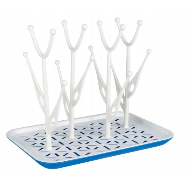 ERNESTO Space-Saving Baby Bottle and Accessories Drying Rack with Drip Tray