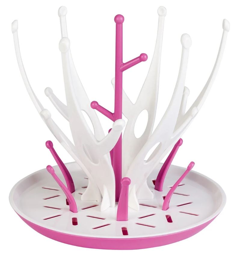 ERNESTO Compact Baby Bottle Drying Rack and Countertop Organizer