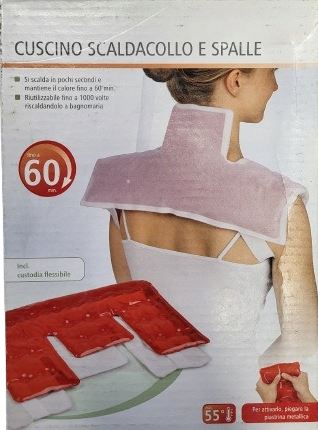 Delta Neck and Shoulder Gel Heating Pad (42.5x26.5 cm) with Removable Cover