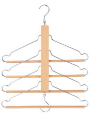 Livarno Home Space Saving Multi-Layer Clothes Hangers for Closet Organization