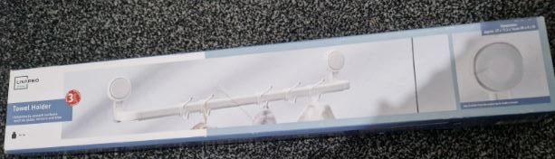 Livarno Home Multi-Bar Bathroom Towel Holder (White)