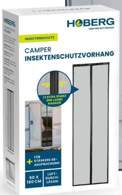 Hoberg Door Insect Screen for Campers 60 x 180 cm