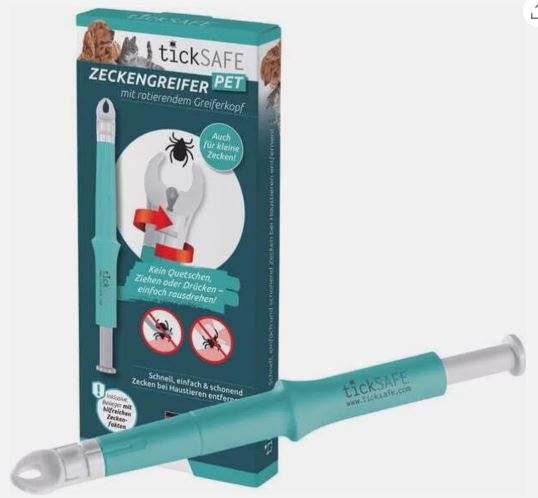 TickSAFE Tick Gripper with Rotating Gripper Head for Animals