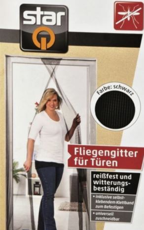 StarQ Magnetic White Mesh Door Mosquito Net & Fly Screen