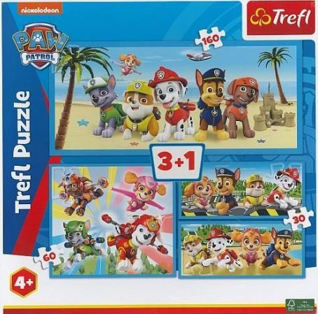 Trefl Paw Patrol 3-in-1 Children's Jigsaw Puzzle