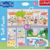 Trefl Peppa Pig 3-in-1 Jigsaw Puzzle Set with Memo Game (Peppa's Holiday)
