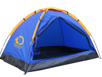 Discovery Adventures 2-Person Dome Camping Tent (UV30+ Waterproof, Blue - DFA66190)