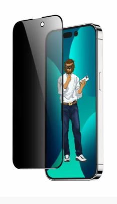 Green Lion 3D Privacy Scratch-Free Glass Screen Protector for iPhone 14 Pro Max (6.7")