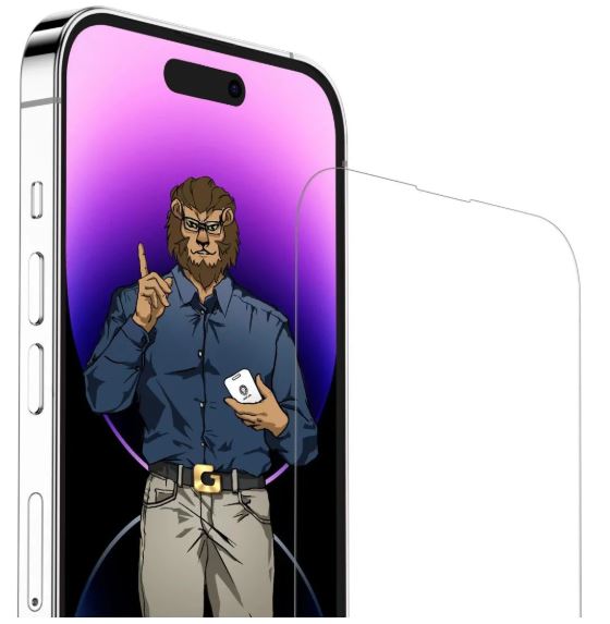Green Lion 9H Tim Glass Ultra-Slim 0.18mm Full Screen Guard for iPhone 14 Pro Max (6.7") - Clear