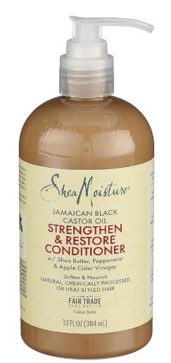 SHEA MOISTURE Jamaican Black Castor Oil Grow and Restore Rinse Out Conditioner for Unisex 13 oz