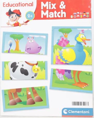 Clementoni Educational Mix and Match Puzzle