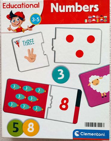 Clementoni Play for Future Numbers Children's Educational Counting & Math Match Puzzle Game
