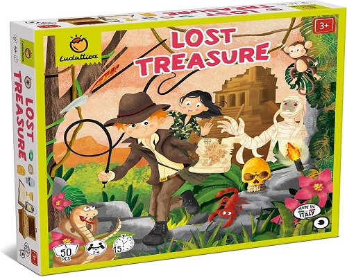 Ludattica Lost Treasure Educational Board Game
