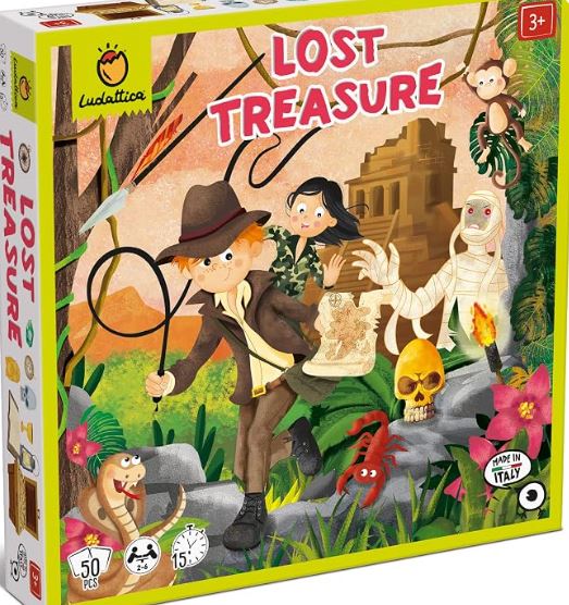 Ludattica Lost Treasure Educational Board Game