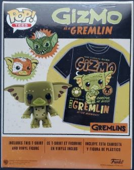 Funko Pop! & Tee: Gremlins - Gizmo Flocked Vinyl Figure & Graphic T-Shirt Box Set (Size Medium)