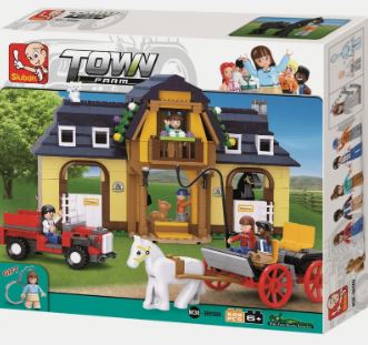 Sluban Town Farm House Building Block Set (526 Pieces)