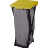 Livarno Home Foldable Garbage Bag Holder with Hinged Lid (70L?120L, Yellow)