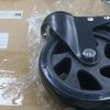Generic Heavy-Duty 125mm Swivel Caster Wheels with Brakes (4-Pcs) - BLACK