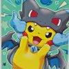 Generic A4 File Folder - Poncho Pikachu Mega