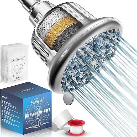 PureAction Luxury Filtered Shower Head with Handheld Hose