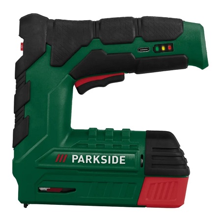 Parkside 4V Cordless 2in1 Stapler Nailer Gun - Open Box - Without Type C Charging Cable