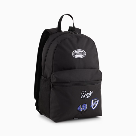 Puma Patch Backpack Black Blue