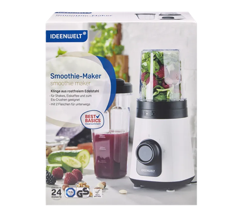 IDEENWELT 300W Personal Compact Smoothie Maker and Shake Blender