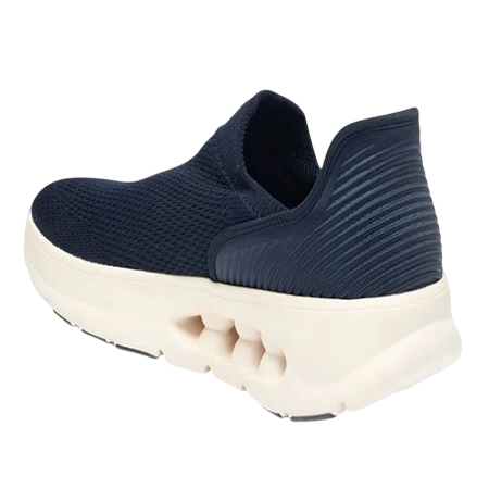 Dash Onslipon Men's DAW01M Textured Lightweight Slip-On Sports Walking Shoes - Navy Blue, Size 43 EU - Image 2