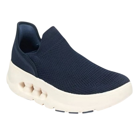 Dash Onslipon Men's DAW01M Textured Lightweight Slip-On Sports Walking Shoes - Navy Blue, Size 43 EU - Image 3