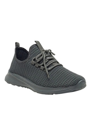 Oaklan by Shoexpress Men's Grey Oakland Mesh Textured Lace-Up Walking Sports Shoes - Size 44 EU - Image 3