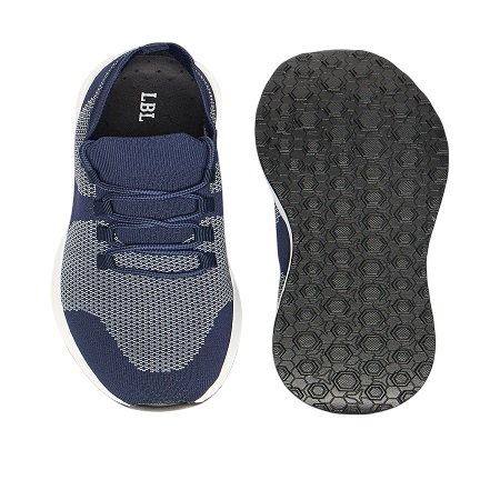 LBL by Shoexpress Men's SCOTT Blue Sports Sneakers (Size: 46 EU) - Image 3