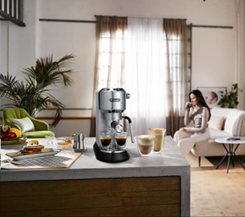 De'Longhi Dedica Arte, Espresso Machine, Manual Coffee Machine (Open Box) - Image 3