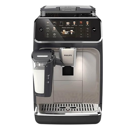 Philips 5500 Series Fully Automatic Espresso Machine (EP4446/70, Latte Go Milk System, Black Silver - Image 2