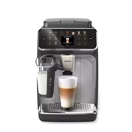 Philips 5500 Series Fully Automatic Espresso Machine (EP4446/70, Latte Go Milk System, Black Silver - Image 3