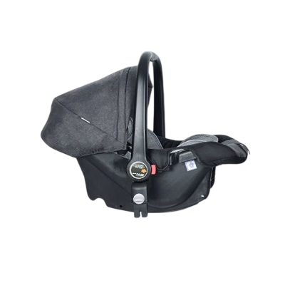 MOON Tres 3-in-1 Foldable Convertible Baby Travel System Stroller Black and Grey - Image 2