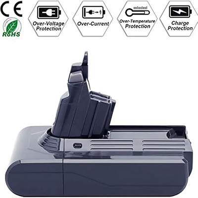 NUOXIANG NX V6 Slim Replacement Rechargeable Li-ion Battery (Compatible with Dyson V6 Series) - Only Battery (Without Box) - Image 2