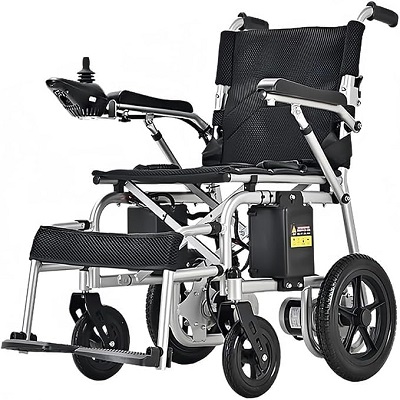 Moficno Foldable Lightweight Electric Wheelchair for Elderly & Disabled E-Scooter