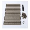 Adjustable Drawer Dividers Set - Plastic Grid Separators Organizer for Office & Kitchen