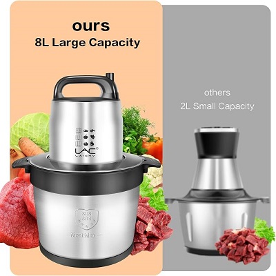 LAC LAICHY L-7818 Heavy Duty 6L Large Capacity Electric Food Processor & Multi-Functional Blender - Open Box - Image 2